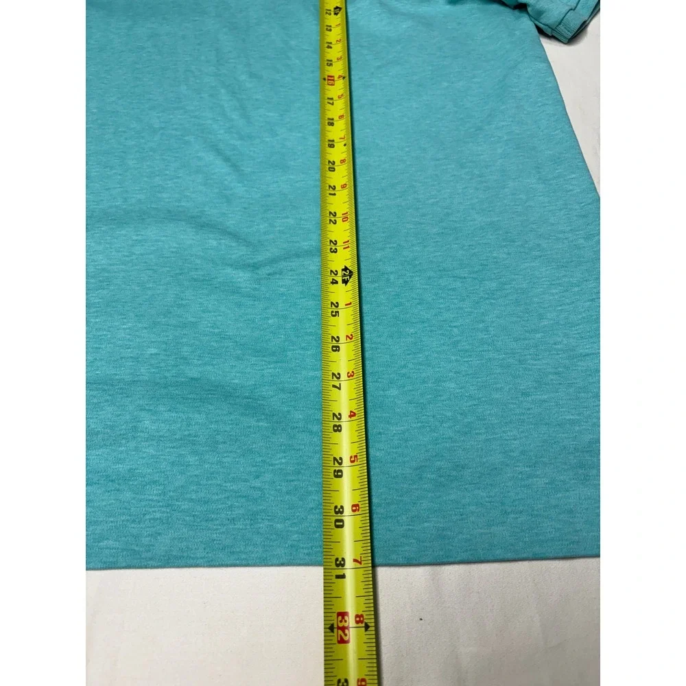 Polo Ralph Lauren Men XL TG Turquoise Heather Short Sleeve‎ Solftouch Polo Shirt